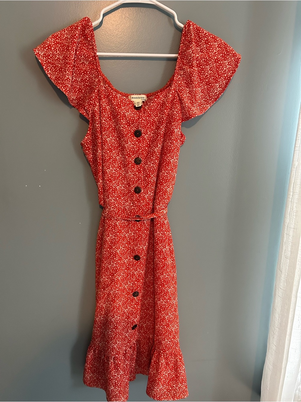 Monteau Orange Flower Sundress
